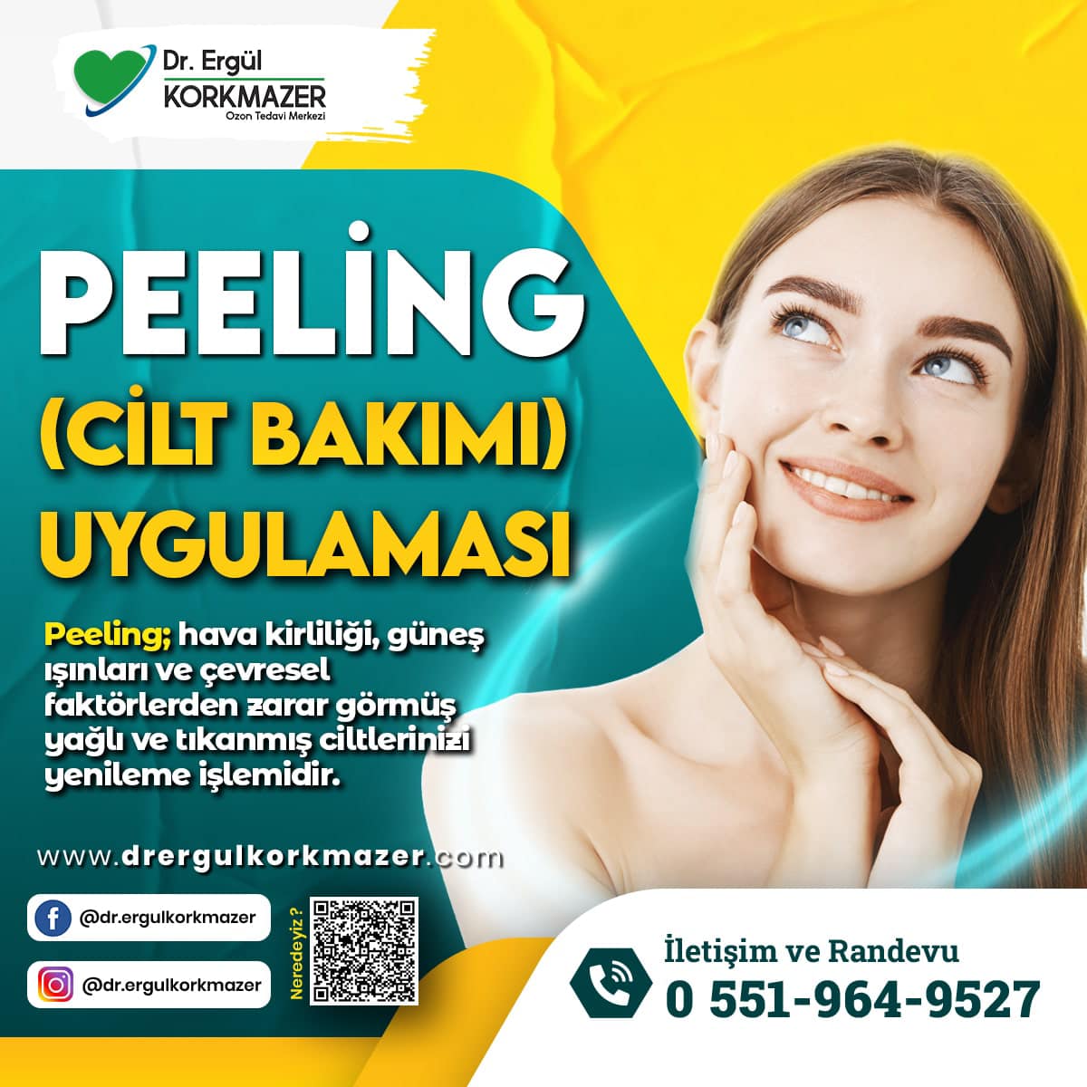 PEELİNG CİLT BAKIMI UYGULAMASI